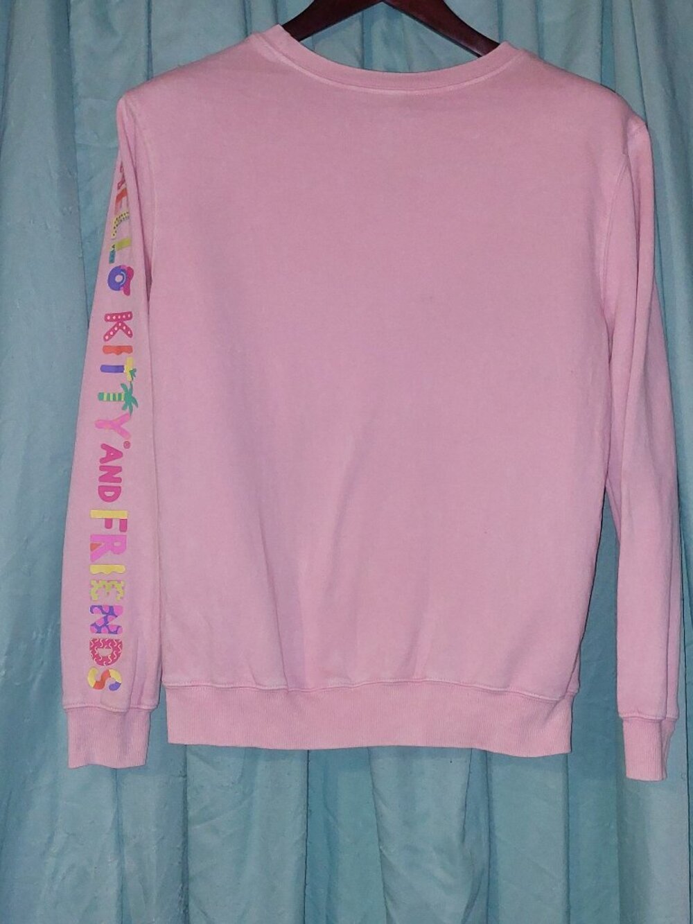 Sanrio Hello Kitty & Friends Pink Crew Neck Sweater Small - Picture 5 of 5